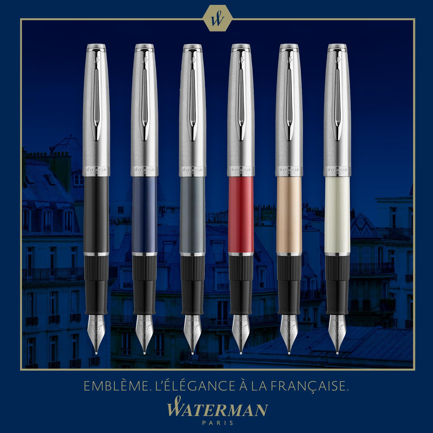 Pióro Waterman Embleme czerwone CT (F)